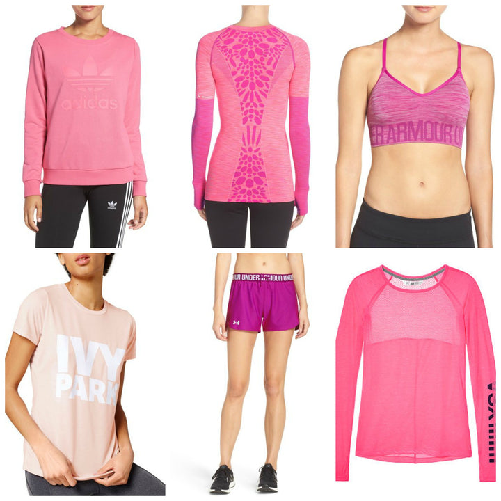 6 cute pieces of pink workout clothes for all your Breast Cancer Awareness races this month
